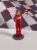 Fernando Alonso Ferrari Diecast Figure 1:43 Scale Cartrix CT056