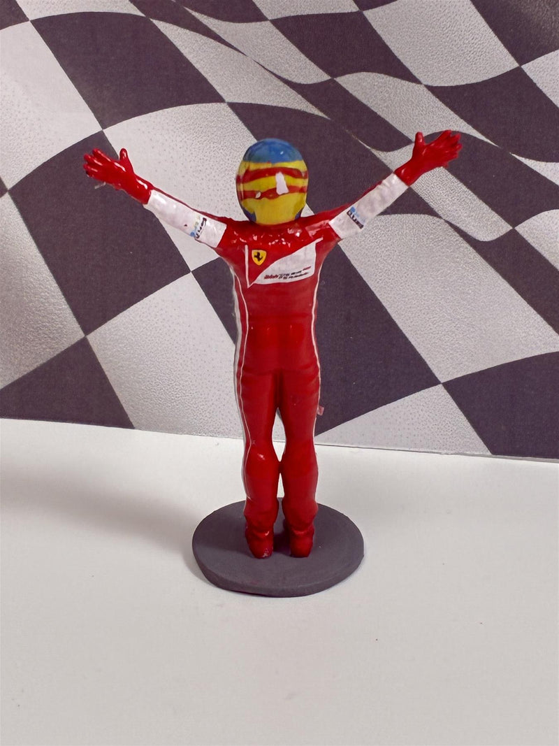 Fernando Alonso Ferrari Diecast Figure 1:43 Scale Cartrix CT056