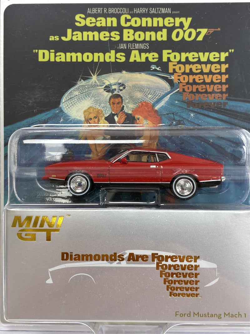 James Bond 007 Diamonds Are Forever Ford Mustang Mach 1 1:64 Mini GT MGT00905-007E
