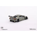 a toy car with a camouflage pattern