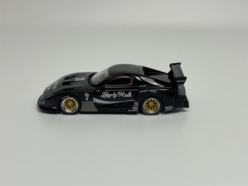 Mazda RX-7 LB Super Silhouette Liberty Walk Black LHD 1:64 Mini GT MGT00785L