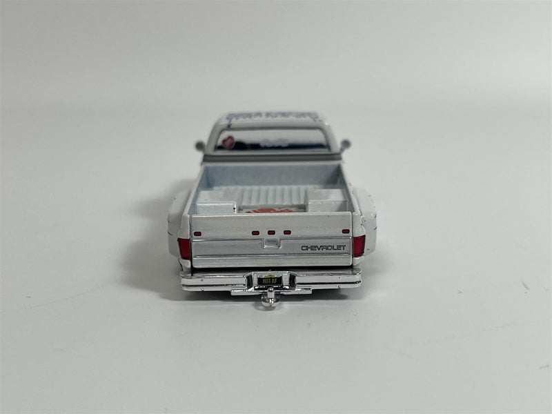 Chevrolet Silverado Dually On Fire V2 1:64 Scale Kaido House Mini GT KHMG157