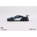 a blue and black race car