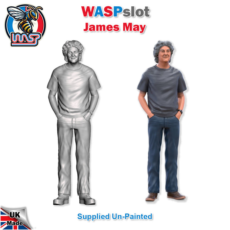 James May Top Gear Unpainted Figure 1:24 Scale Wasp