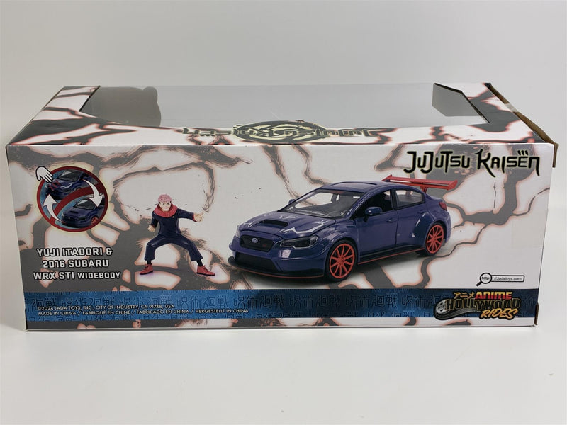 Jujutsu Kaisen 2016 Subaru WRX STI Widebody with Yuju Itadori Figure 1:24 Jada 34714