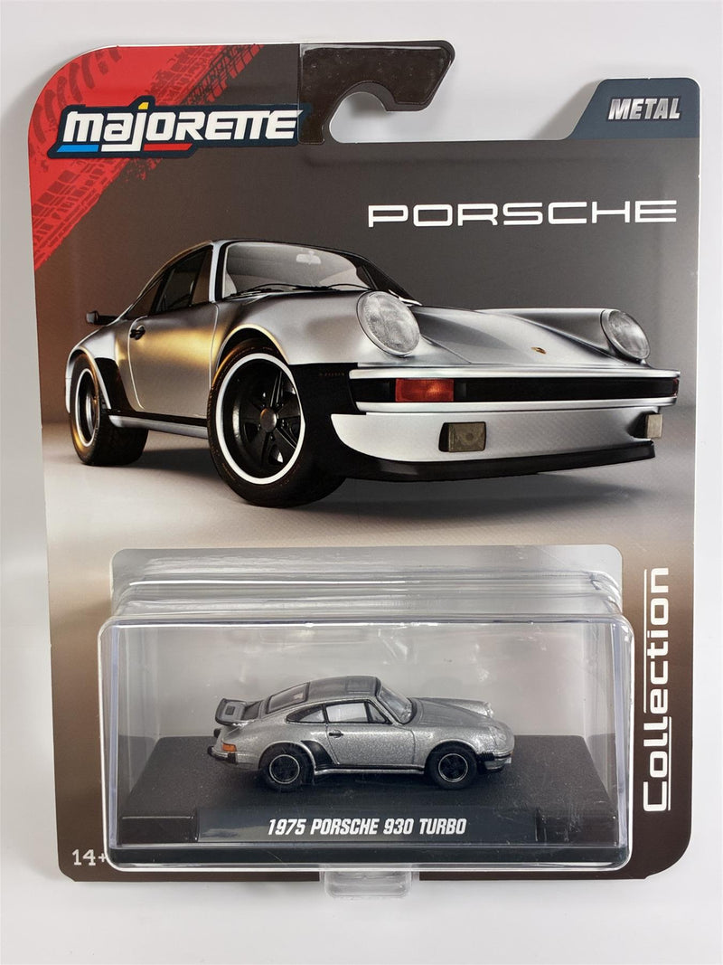 Porsche 930 Turbo 1975 Silver 1:64 Scale Majorette 8505001000