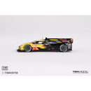 a yellow and black race car