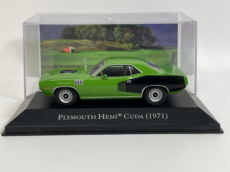 Plymouth Hemi Cuda 1971 Green 1:43 American Car Collection MAG PP06