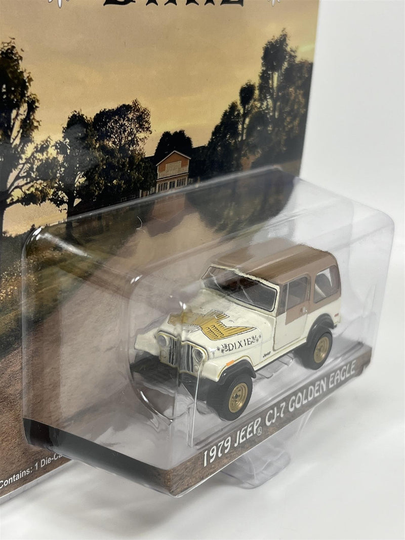 Dukes of Hazzard Dixie 1979 Jeep CJ-7 Golden Eagle 1:64 Greenlight 30175