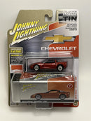 2012 Chevy Corvette Z06 with Tin Inferno Orange 1:64 Scale Johnny Lightning JLCT009B