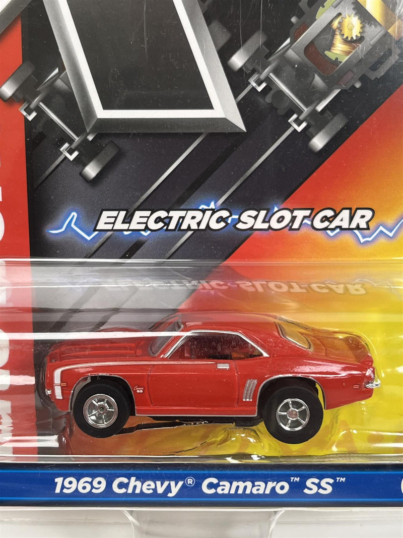 1969 Chevy Camaro SS Red HO Scale Slot Car X Traction Auto World SC373-2