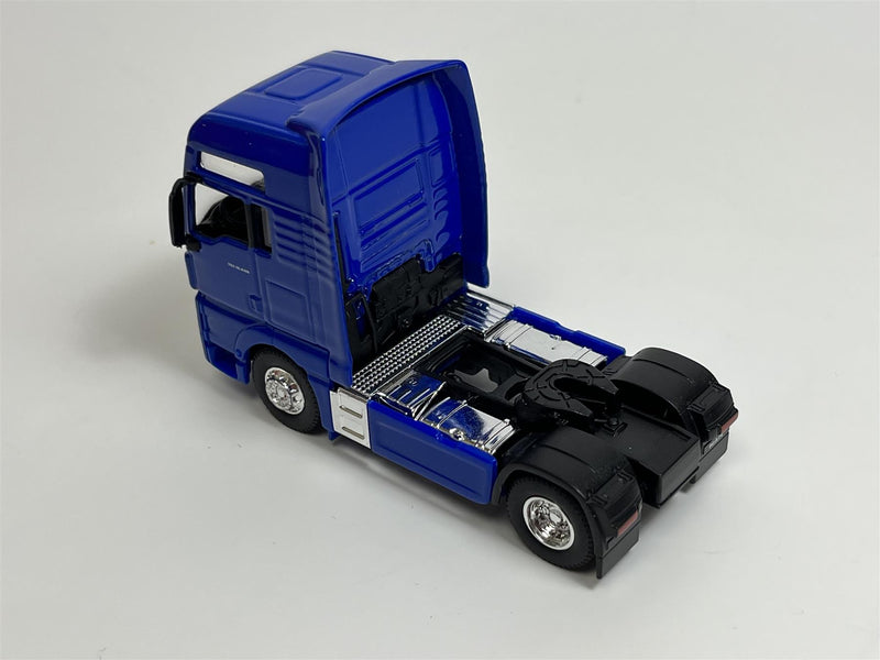 Man TGX XXL Blue 1:64 Scale Welly Truck Tractor 68010S