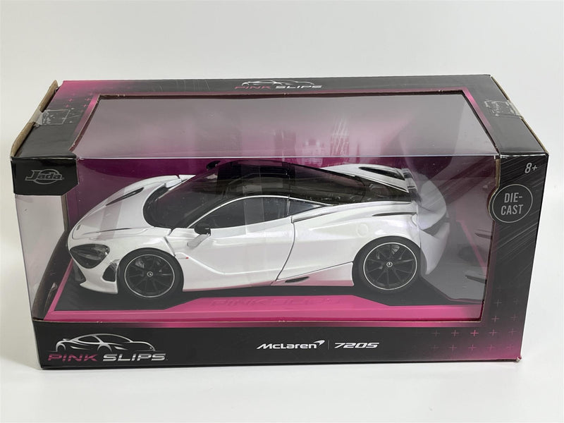 McLaren 720S White 1:24 Scale Pink Slips Jada 253293014