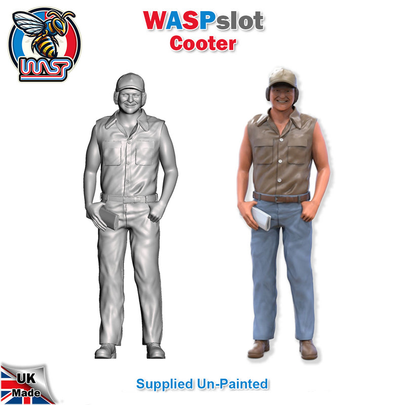 Dukes Of Hazzard Cooter Unpainted Figure 1:18 Scale Wasp Coot