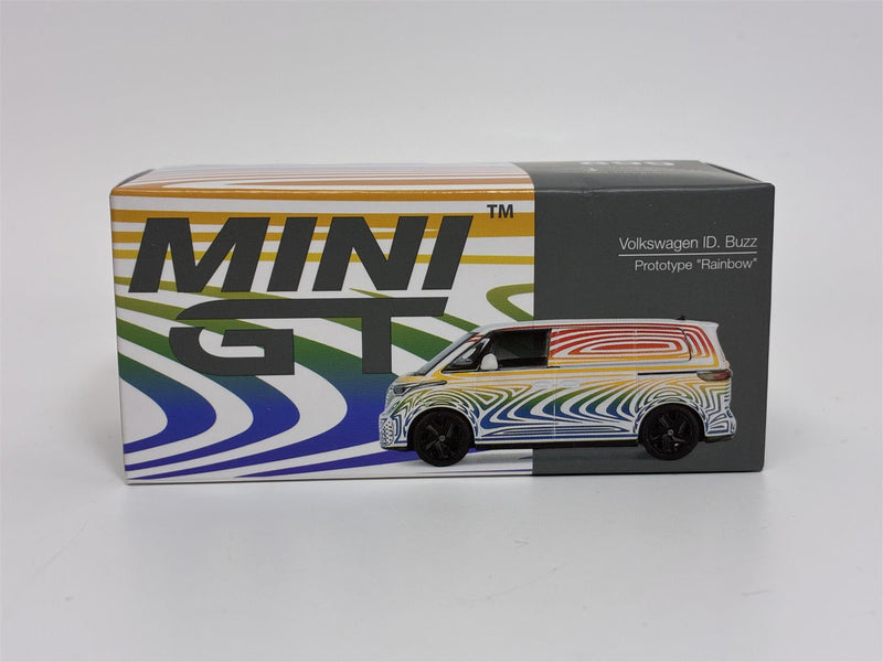 Volkswagen ID Buzz Prototype Rainbow RHD 1:64 Mini GT MGT00899R
