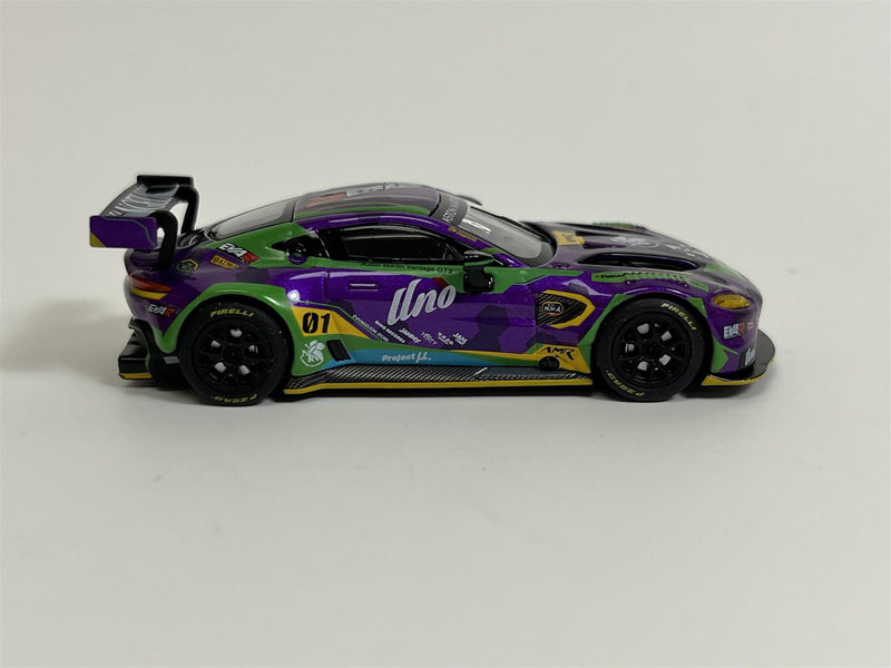 Pop Race 1:64 Aston Martin GT3 Purple - EVA RT TEST TYPE-01 - PR64-19