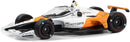 a white and orange toy race car