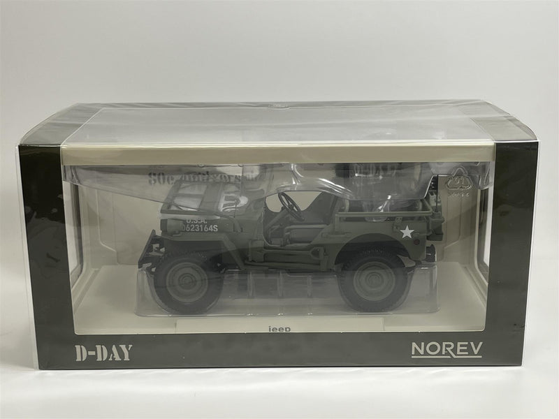 Jeep Army D Day 1944 1:18 Scale Norev 189016