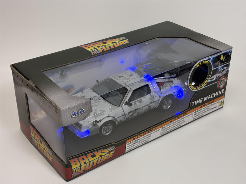 Back To The Future Time Machine Frosted Working Lights 1:24 Jada 36145