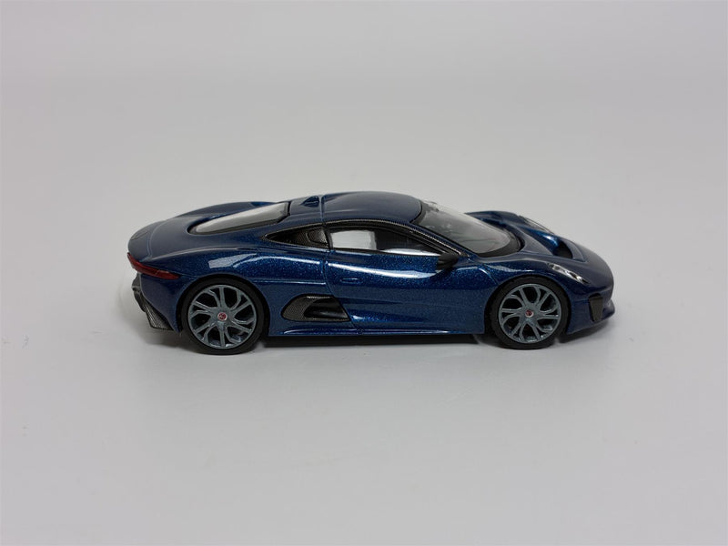 Jaguar C-X75 Blue LHD 1:64 Scale Mini GT MGT00884L