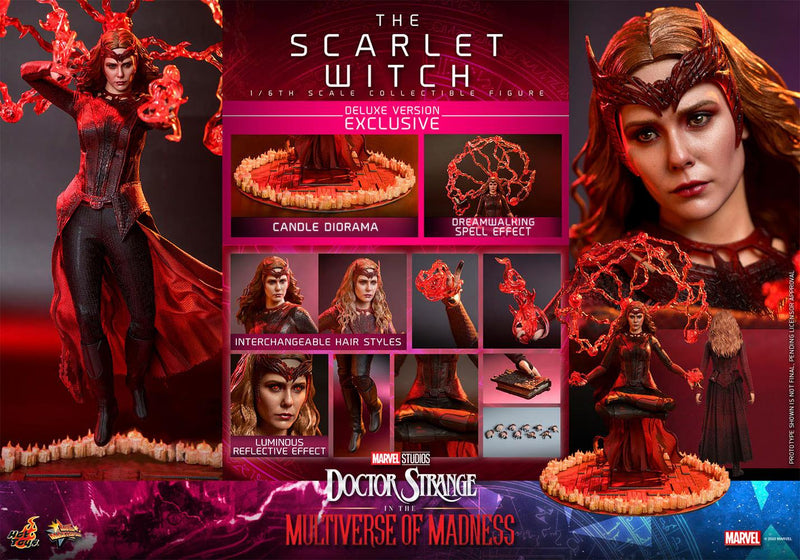 Scarlet Witch Deluxe Figure Dr Strange In The Multiverse of Madness 1:6 Hot Toys 9111212