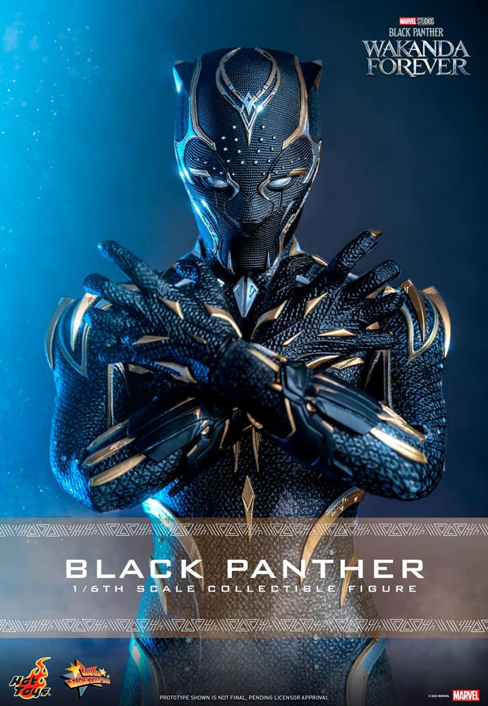 Black Panther Action Figure Black Panther: Wakanda Forever 1:6 Scale Hot Toys 911962