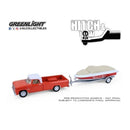 1967 Dodge D-100 With Boat And Trailer 1:64 Scale Greenlight 32330A