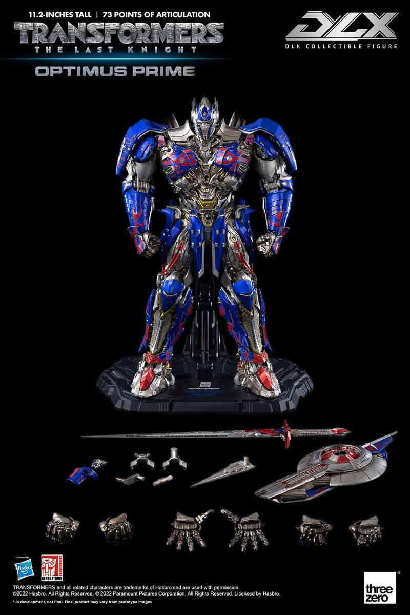 DLX Optimus Prime Transformers The Last Knight Articulated Figure threezero TZ04570W0