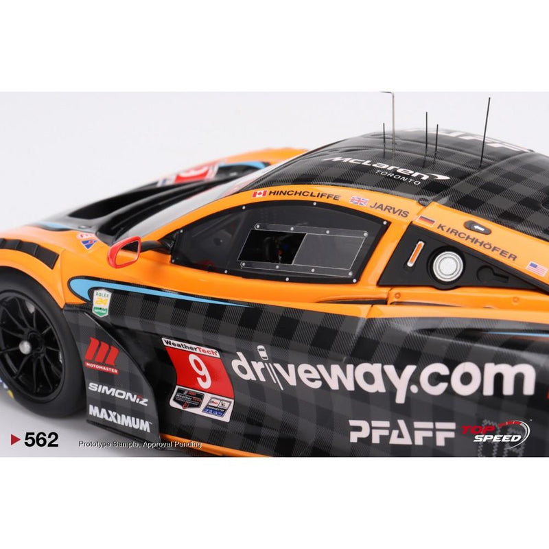 McLaren 720S GT3 Evo No.9 2024 IMSA Daytona 24 Hrs 1:18 Scale Topspeed TS0562