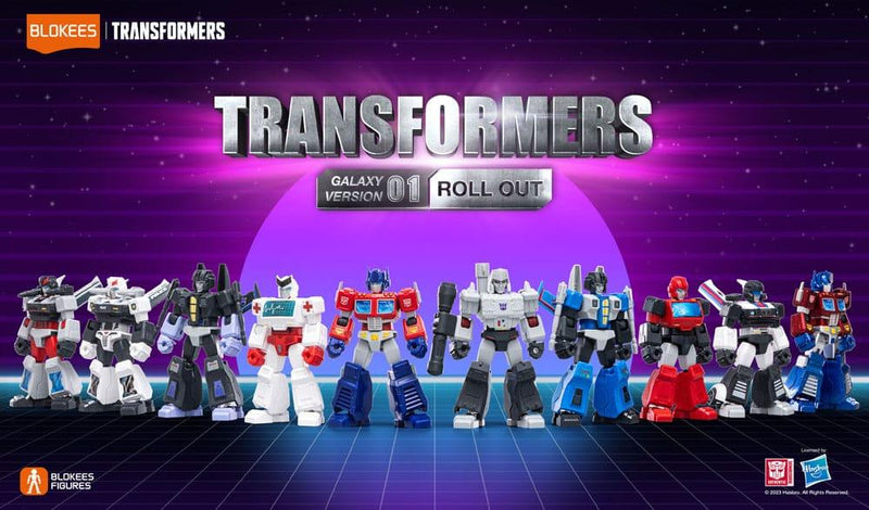 Transformers Blokees Plastic Model Kit Galaxy Version 01 Roll Out Assortment 12 cm Blokees 71100