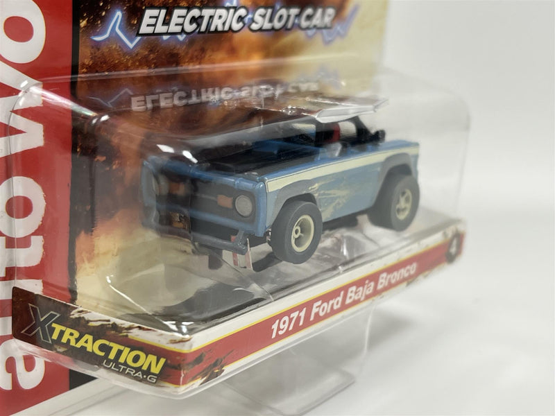 1971 Ford Baja Bronco Blue X Traction Off Road HO Scale Auto World SC375-4