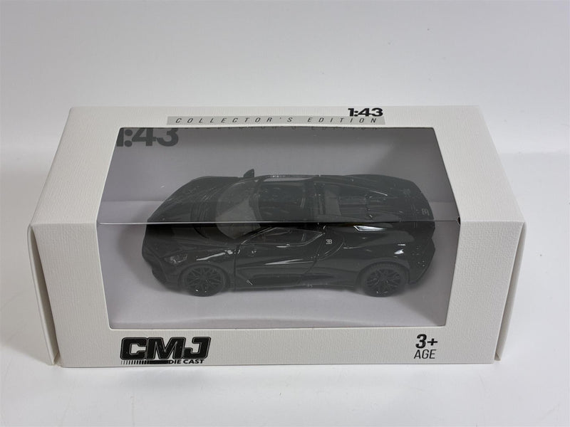 Bugatti Mistral Black 1:43 Scale CMJ Diecast DC143DMBK