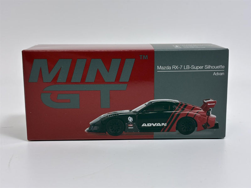 Mazda RX 7 LB Super Silhouette Advan RHD 1:64 Scale Mini GT MGT00983R