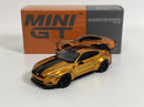 LB Works Ford Mustang LB Gold LHD 1:64 Scale Mini GT MGT00847L