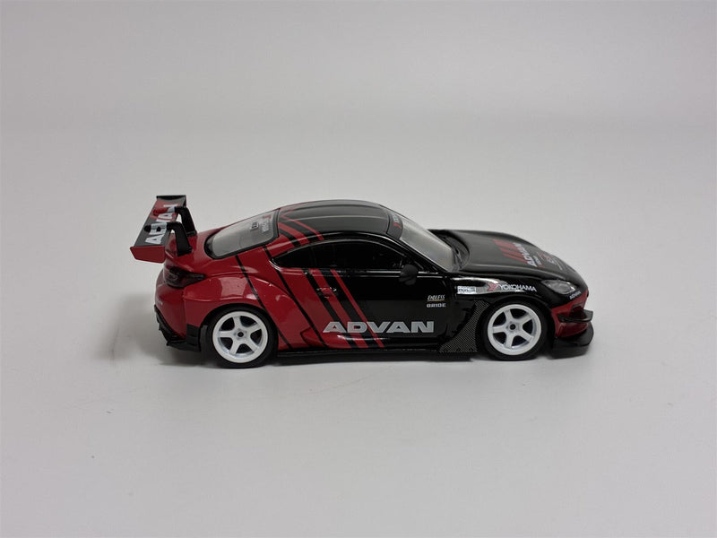 Toyota GR86 HKS Type R ADVAN RHD 1:64 Scale Mini GT MGT00956R