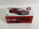 Nissan Skyline 2000GTR Kaido Street V1 Red 1:64 Mini GT KHMG175