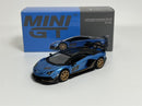 Lamborghini Aventador SVJ 63 Blu Aegir LHD 1:64 Scale Mini GT MGT00784L