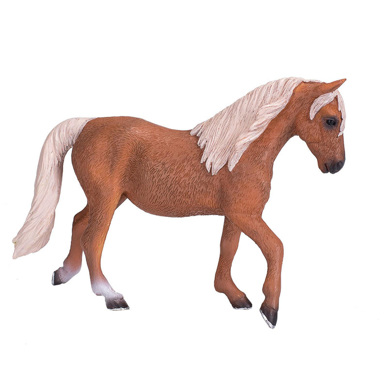 Morgan Stallion Palomino Horse Toy Figure 9.5 cm Height Approx Mojo Fun 387395