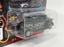 1929 Ford Crew Cab Pickup Gloss Black With Silver Flames 1:64 Johnny Lightning JLSF017B