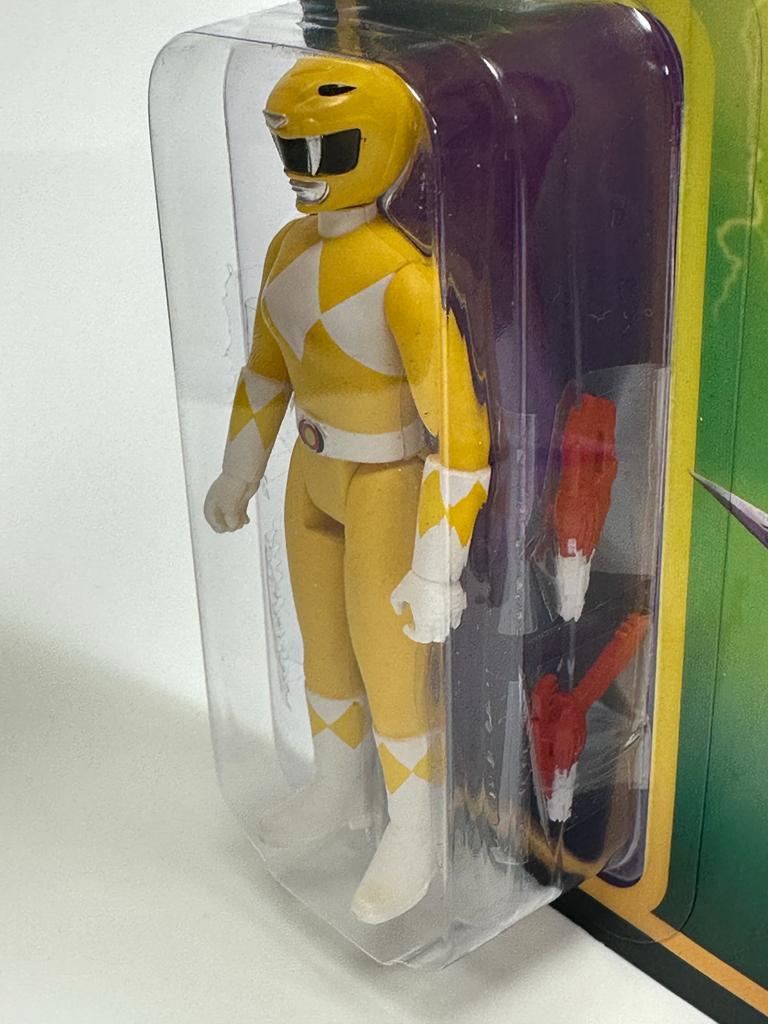 Yellow Ranger Mighty Morphin Power Rangers 3.75 Inch Re Action Super7