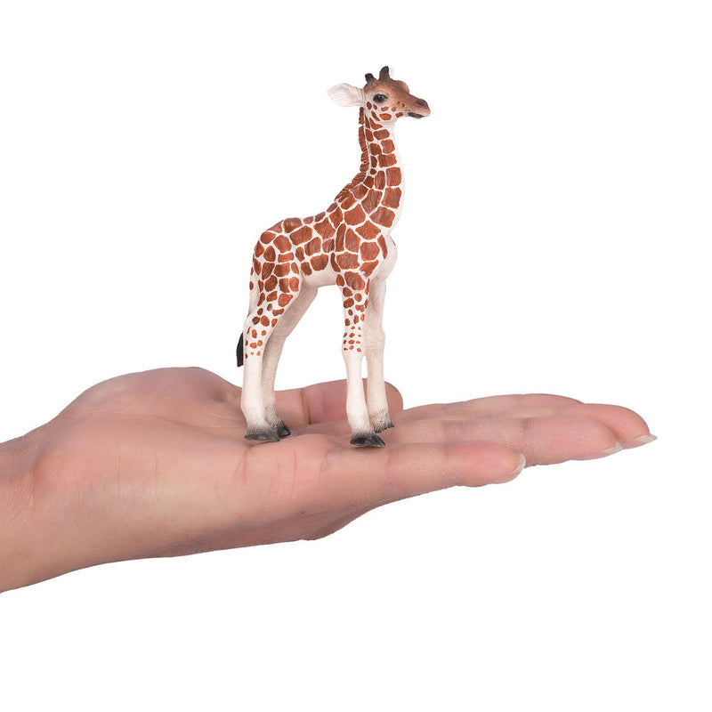 Giraffe Calf Wildlife Toy Figure 10 cm Height Approx Mojo Fun 381034