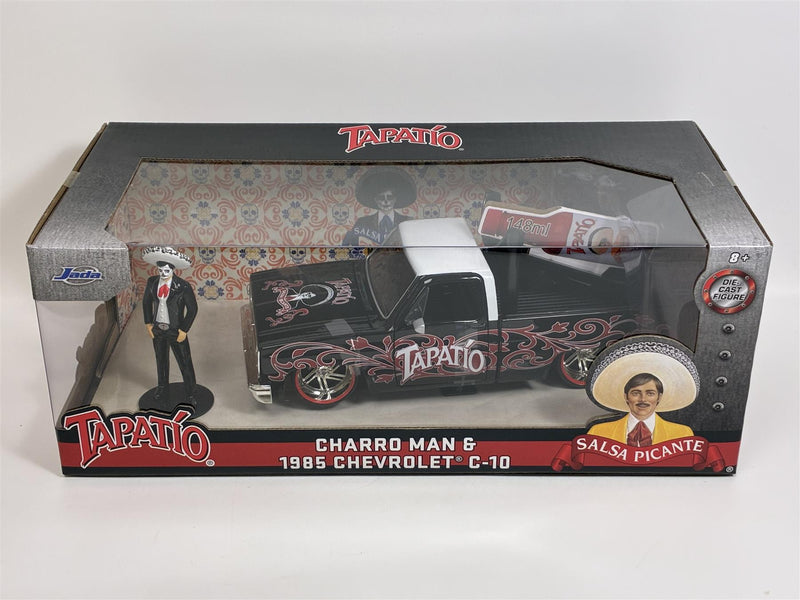 Tapatio Charro Man Figure and 1985 Chevrolet C-10 1:24 Jada 35476