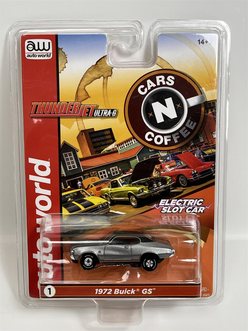 1972 Buick GS Grey Thunderjet Ultra G HO Slot Car Auto World SC379-1