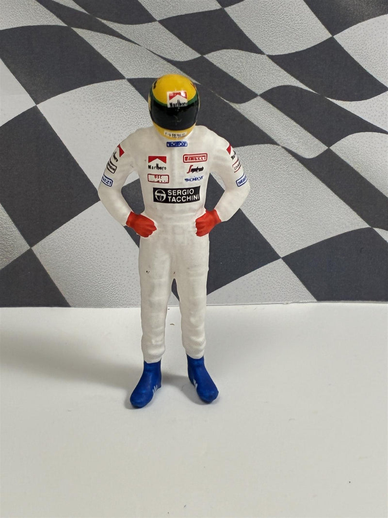 Ayrton Senna Tolmen Figure 1:43 Scale Cartrix CT33