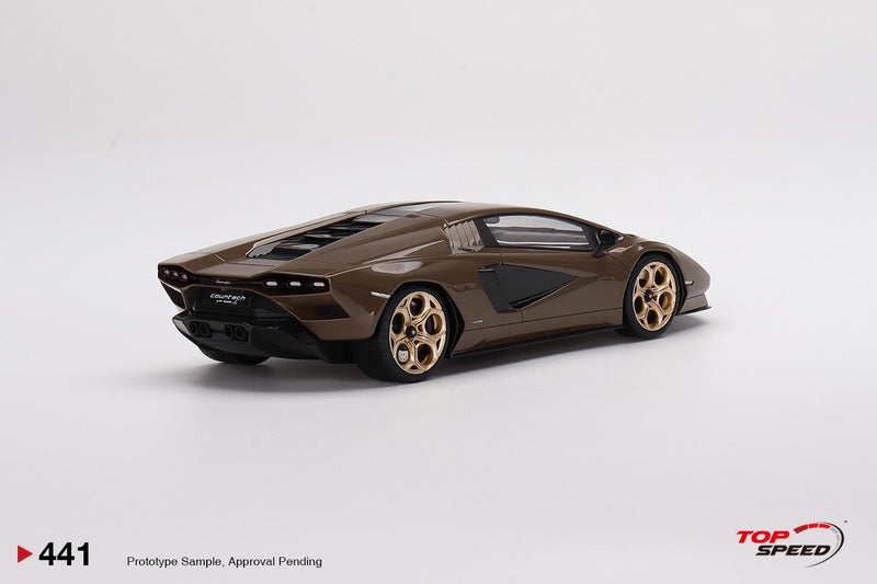 Lamborghini Countach LPI 800-4 Dark Bronze 1:18 Scale TSM TS0441
