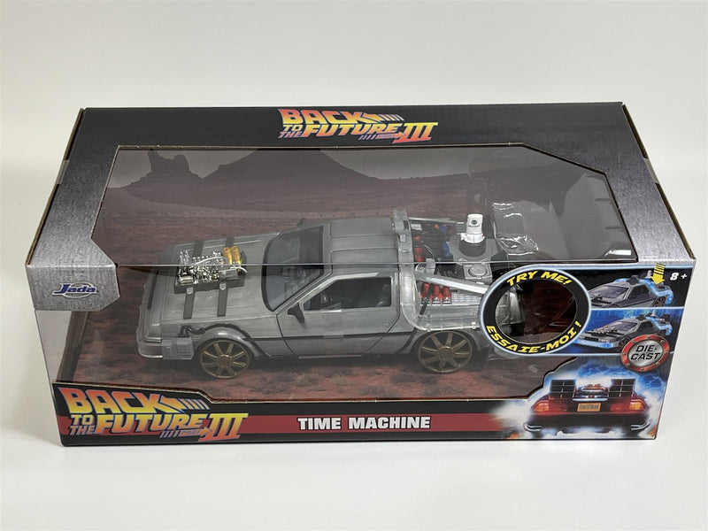 Back To The Future III Rails Delorean Time Machine 1:24 Scale Jada 253255073