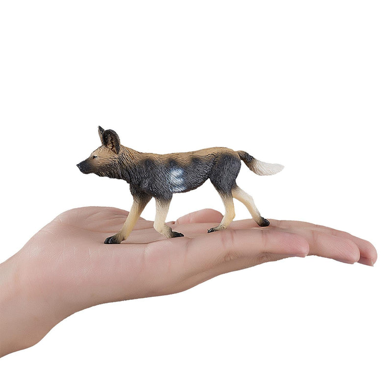 African Hunting Dog Toy Figure 10.5 cm Length Approx Mojo Fun 387110