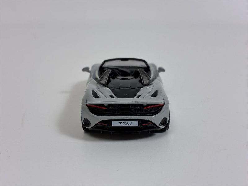 McLaren 750S Spider Cirrus Grey LHD 1:64 Scale Mini GT MGT00973L
