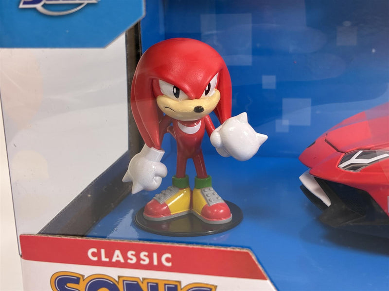 Sonic The Hedgehog Knuckles Figure and Lamborghini Aventador SV 1:24 Scale Jada 36264
