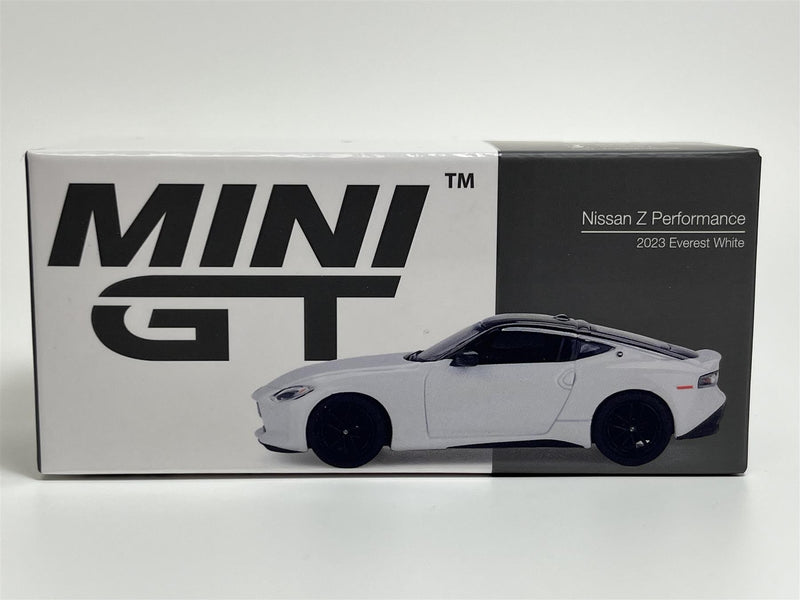 Nissan Z Performance 2023 Everest White LHD 1:64 Scale Mini GT MGT00599L